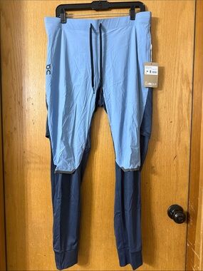 On Running Weather Pans Men's Jogger in Light Blue and Navy